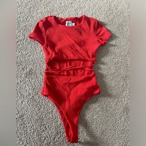 Princess Polly Red Bodysuit